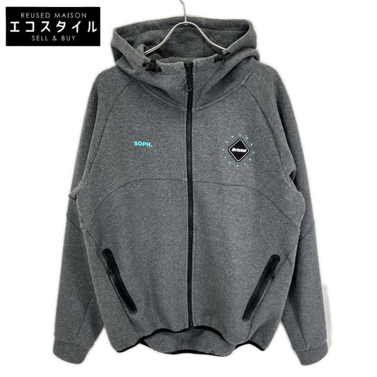 F.C.Real Bristol エフシーリアルブリストル FCRB-222022 22AW グレー VENTILATION HOODIE ベンチレーション フーディー ジャケット