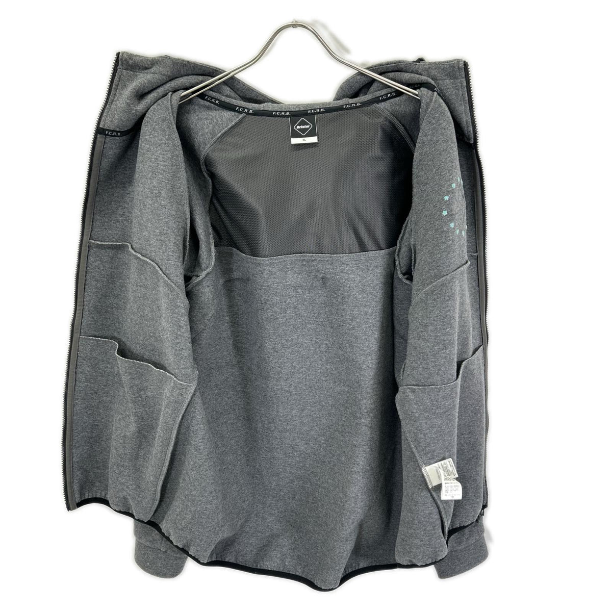 F.C.Real Bristol エフシーリアルブリストル FCRB-222022 22AW グレー VENTILATION HOODIE ベンチレーション フーディー ジャケット