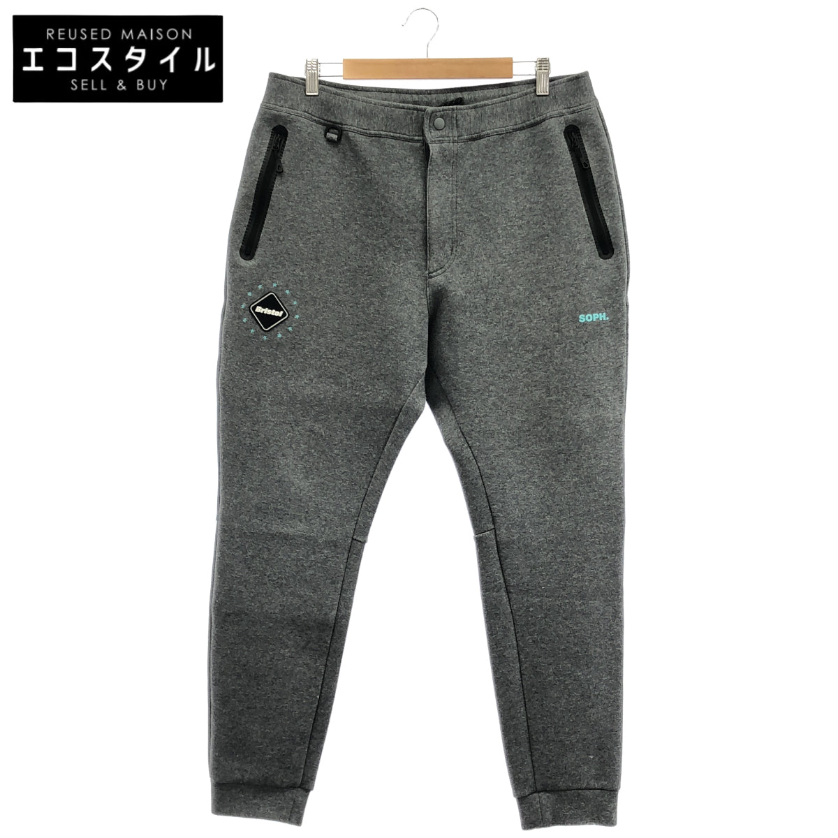 F.C.Real Bristol エフシーリアルブリストル FCRB-222025 22AW グレー TECH SWEAT TRAINING PANTS テック スウェット トレーニング パンツ ボトムス