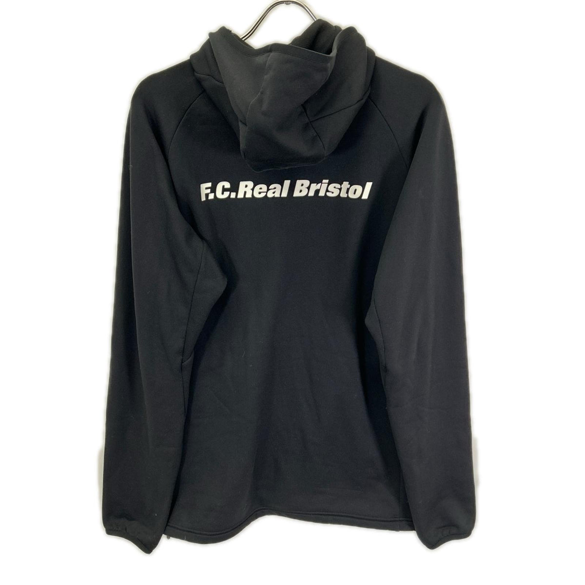 F.C.Real Bristol エフシーリアルブリストル FCRB-222052 22AW ブラック POLARTEC FLEECE POWER STRETCH ZIP UP GAITER HOODIE フーデッドジャケット ジャケット