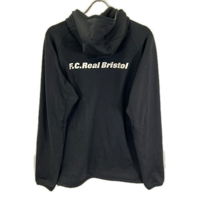 F.C.Real Bristol エフシーリアルブリストル FCRB-222052 22AW ブラック POLARTEC FLEECE POWER STRETCH ZIP UP GAITER HOODIE フーデッドジャケット ジャケット