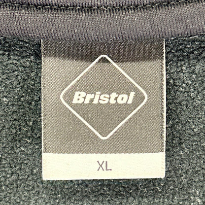 F.C.Real Bristol エフシーリアルブリストル FCRB-222052 22AW ブラック POLARTEC FLEECE POWER STRETCH ZIP UP GAITER HOODIE フーデッドジャケット ジャケット