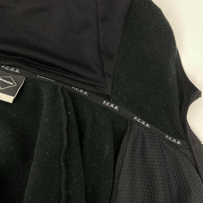 F.C.Real Bristol エフシーリアルブリストル FCRB-222052 22AW ブラック POLARTEC FLEECE POWER STRETCH ZIP UP GAITER HOODIE フーデッドジャケット ジャケット