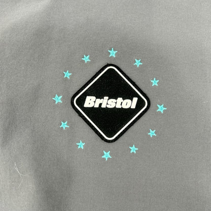 F.C.Real Bristol エフシーリアルブリストル FCRB-222061 22AW グレー LYCRA TRACK CREWNECK TOP ライクラトラッククルーネックトップ トップス