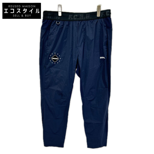 F.C.Real Bristol エフシーリアルブリストル FCRB-222030 22AW ブルー STRETCH LIGHT WEIGHT EASY TAPERED PANTS ナイロンイージーパンツ ボトムス