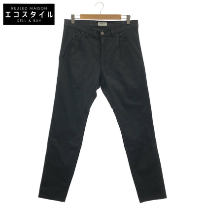 KADOYA カドヤ ブラック CORSA SLIM CHINO-LD/ホワイトロゴパッチ チノパンツ ボトムス