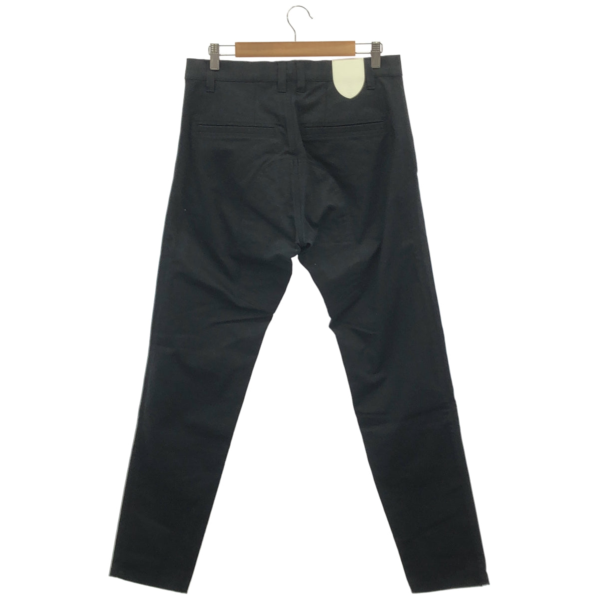 KADOYA カドヤ ブラック CORSA SLIM CHINO-LD/ホワイトロゴパッチ チノパンツ ボトムス