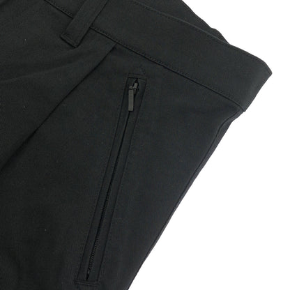 KADOYA カドヤ ブラック CORSA SLIM CHINO-LD/ホワイトロゴパッチ チノパンツ ボトムス