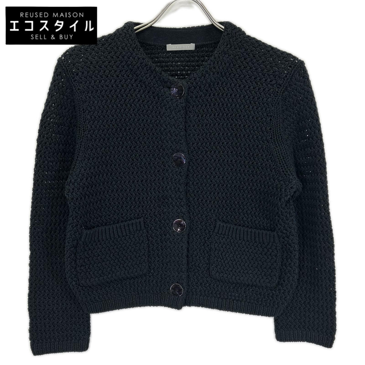 theory luxe セオリーリュクス 26SS 03-6103750 ブラック Coppel Kerry リリーヤーンニットジャケット/カーディガン ジャケット