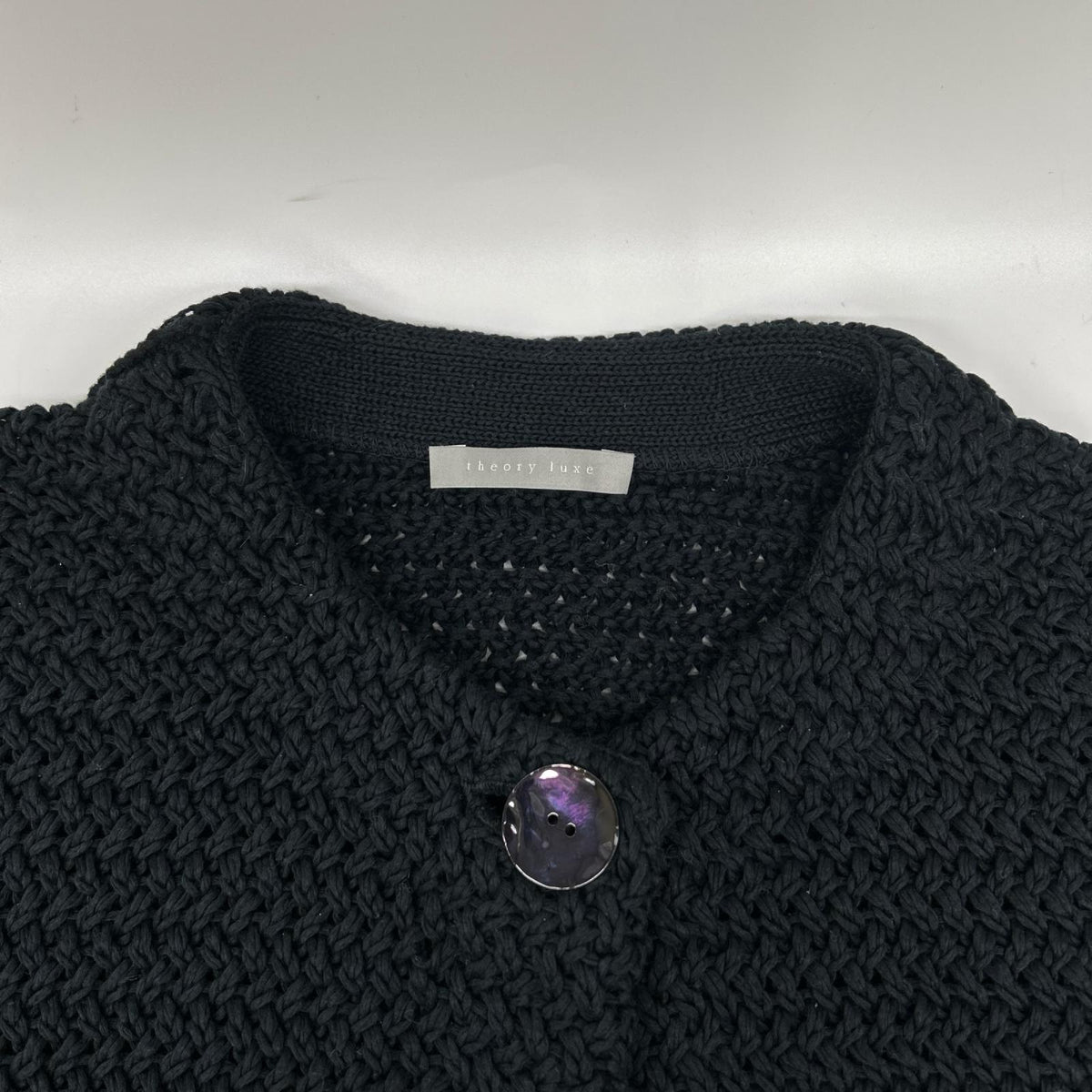 theory luxe セオリーリュクス 26SS 03-6103750 ブラック Coppel Kerry リリーヤーンニットジャケット/カーディガン ジャケット