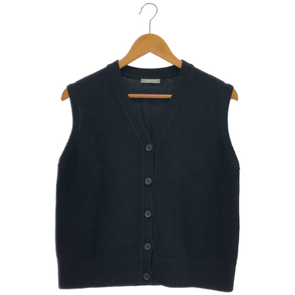 theory luxe セオリーリュクス 26SS 03-6101741 ブラック ウール混 ボタンニットベスト/AUSTIN CIARA SWEATER トップス