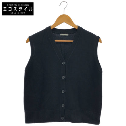 theory luxe セオリーリュクス 26SS 03-6101741 ブラック ウール混 ボタンニットベスト/AUSTIN CIARA SWEATER トップス