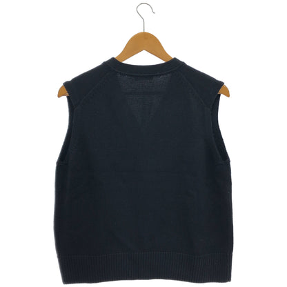 theory luxe セオリーリュクス 26SS 03-6101741 ブラック ウール混 ボタンニットベスト/AUSTIN CIARA SWEATER トップス