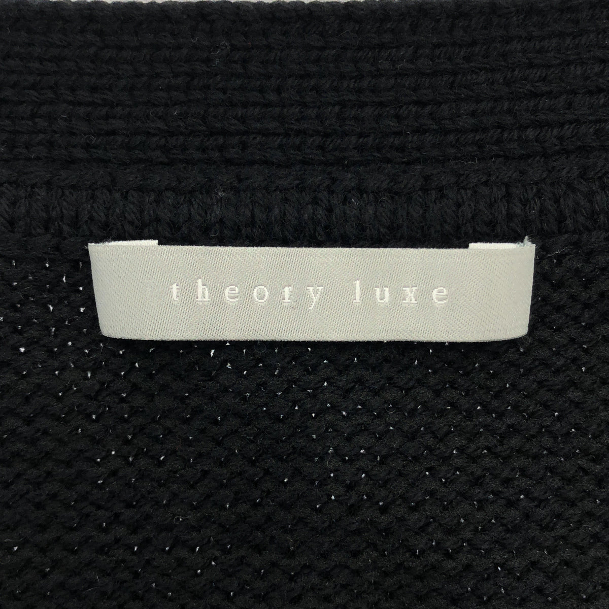 theory luxe セオリーリュクス 26SS 03-6101741 ブラック ウール混 ボタンニットベスト/AUSTIN CIARA SWEATER トップス