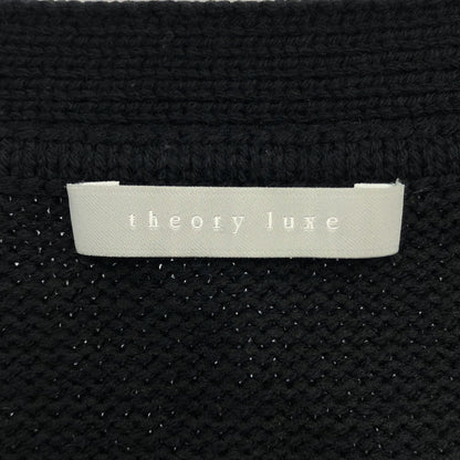 theory luxe セオリーリュクス 26SS 03-6101741 ブラック ウール混 ボタンニットベスト/AUSTIN CIARA SWEATER トップス