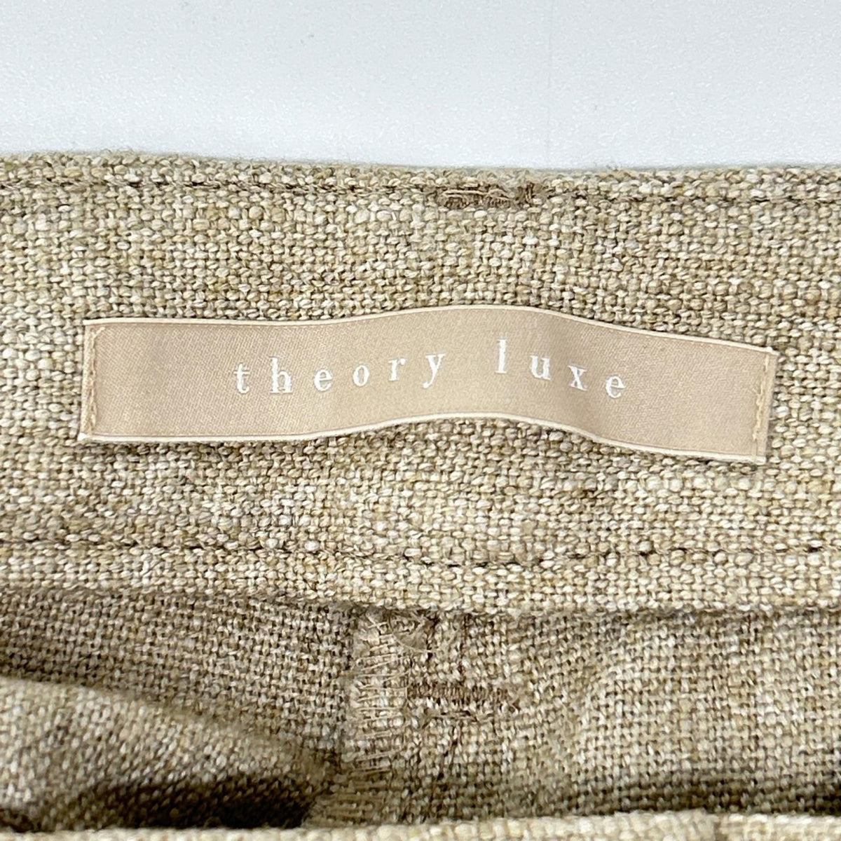 theory luxe セオリーリュクス 26SS 03-6106410 ベージュ ポリエステル ハイウエストワイドパンツ -Colin-Lolly ボトムス