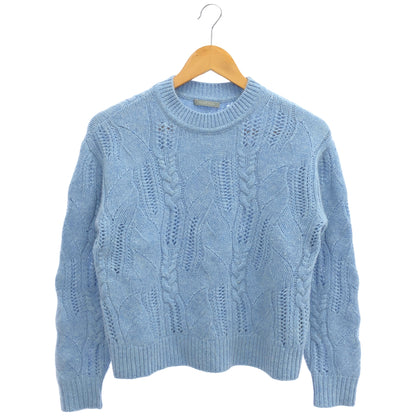 theory luxe セオリーリュクス 25AW 03-5401781 ウォッシュブルーメランジ カシミヤランダムケーブルセーター トップス