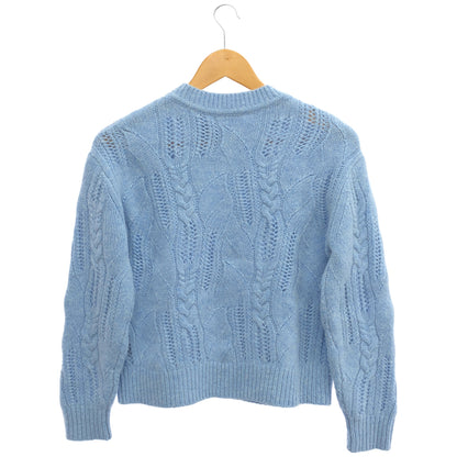 theory luxe セオリーリュクス 25AW 03-5401781 ウォッシュブルーメランジ カシミヤランダムケーブルセーター トップス