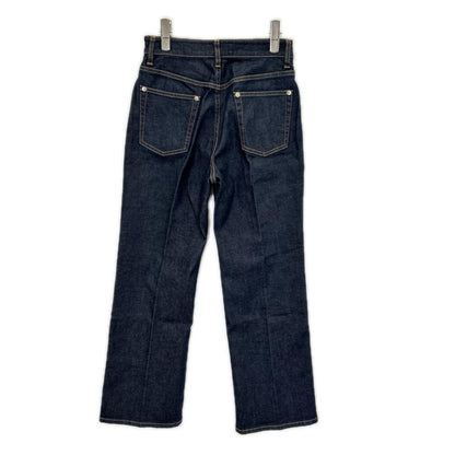 theory luxe セオリーリュクス 25AW 03-5306455 インディゴ コットン混 センターシーム サキソニーデニムパンツ ボトムス