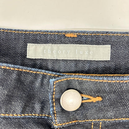 theory luxe セオリーリュクス 25AW 03-5306455 インディゴ コットン混 センターシーム サキソニーデニムパンツ ボトムス