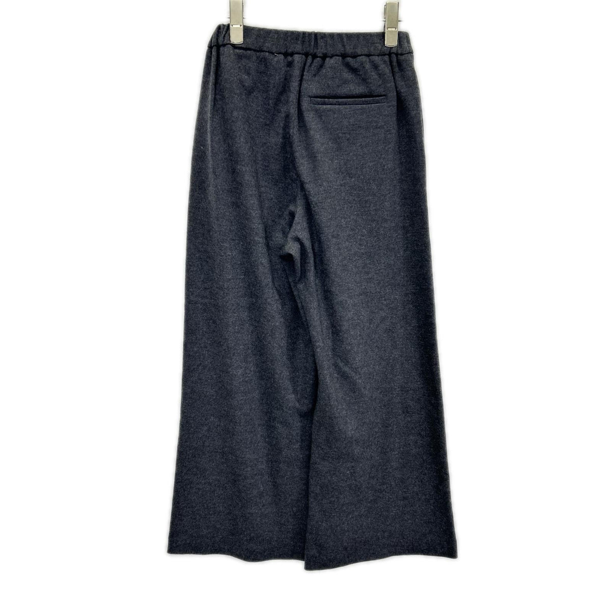 theory luxe セオリーリュクス 25AW 03-5406401 グレー ウールジャージーワイドパンツ-Penny-Dahlia Jersey ボトムス