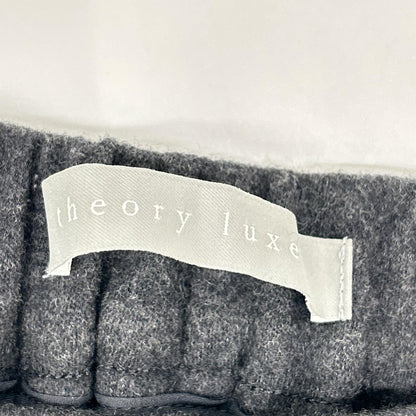 theory luxe セオリーリュクス 25AW 03-5406401 グレー ウールジャージーワイドパンツ-Penny-Dahlia Jersey ボトムス