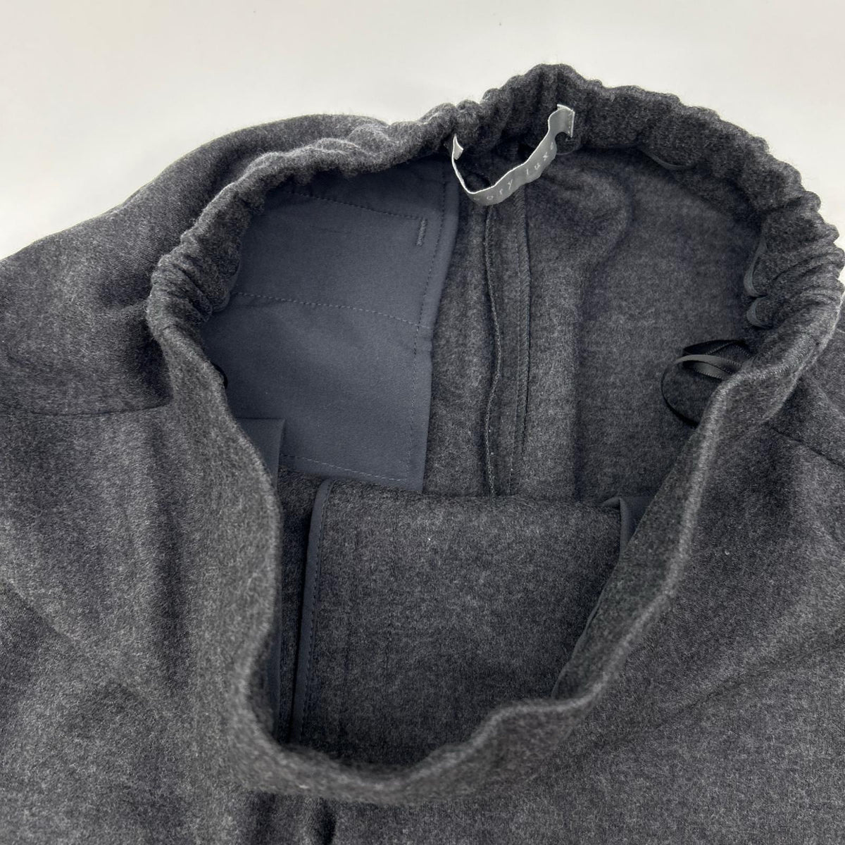 theory luxe セオリーリュクス 25AW 03-5406401 グレー ウールジャージーワイドパンツ-Penny-Dahlia Jersey ボトムス