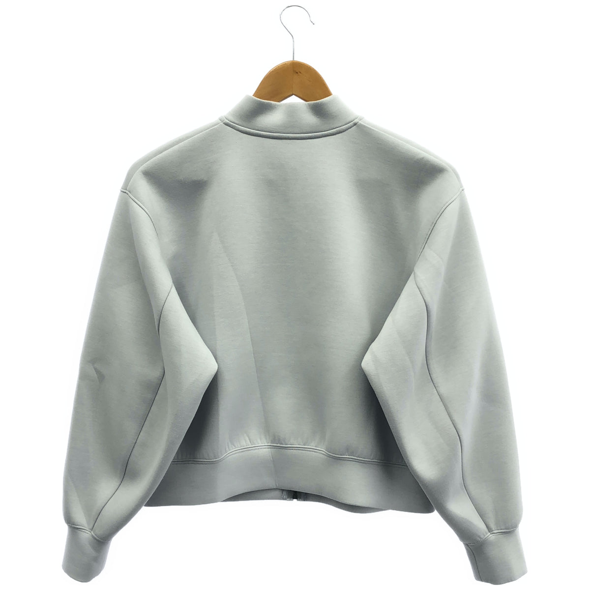 theory luxe セオリーリュクス 25SS 03-5103002 ブルーグレー レーヨン混 ジップアップダンボールブルゾン トップス