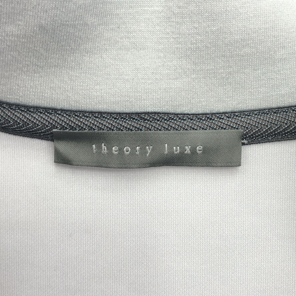 theory luxe セオリーリュクス 25SS 03-5103002 ブルーグレー レーヨン混 ジップアップダンボールブルゾン トップス