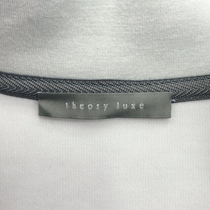 theory luxe セオリーリュクス 25SS 03-5103002 ブルーグレー レーヨン混 ジップアップダンボールブルゾン トップス