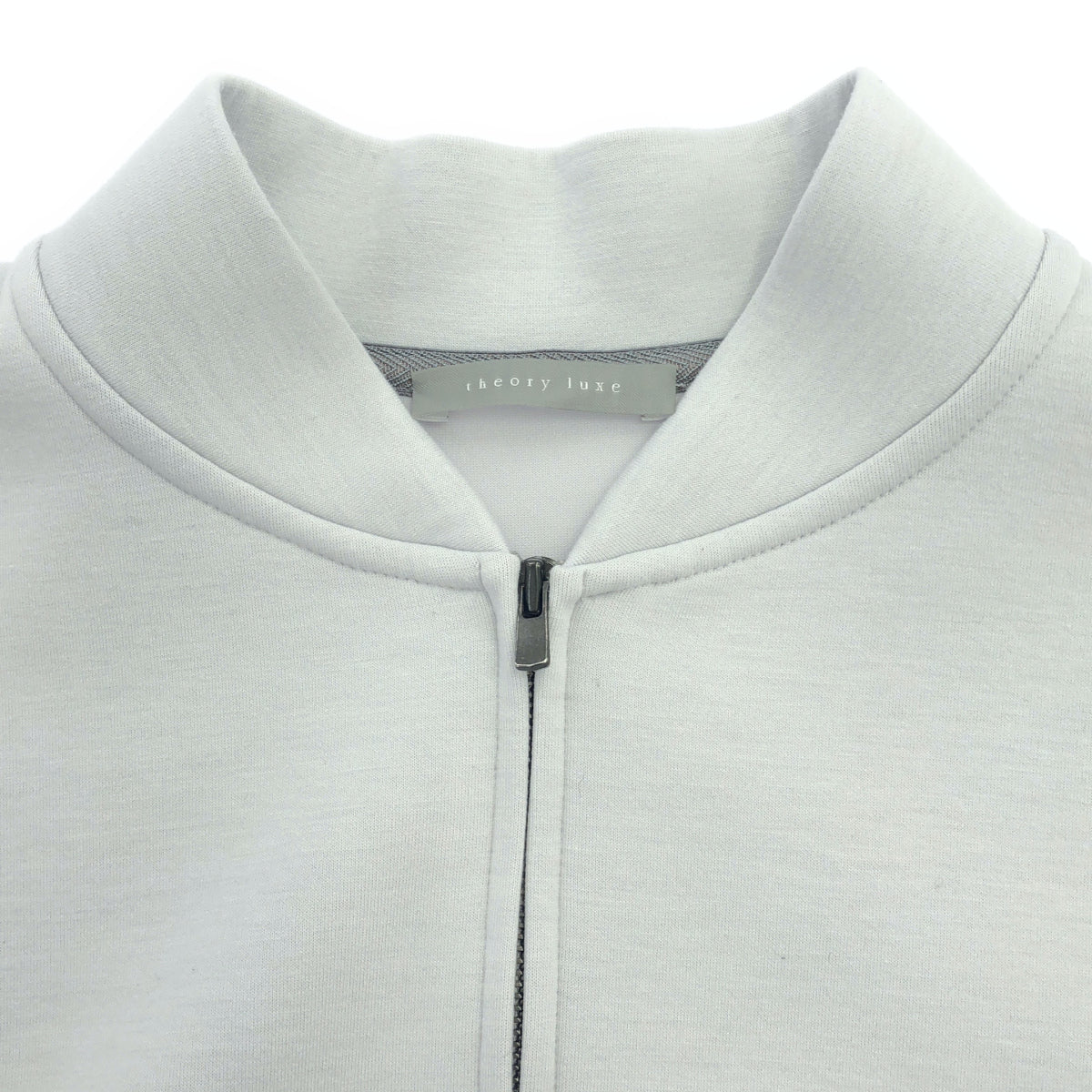 theory luxe セオリーリュクス 25SS 03-5103002 ブルーグレー レーヨン混 ジップアップダンボールブルゾン トップス