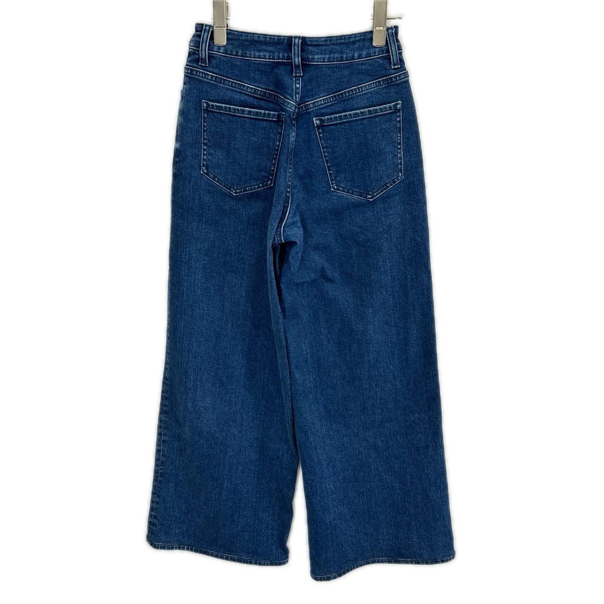 theory luxe セオリーリュクス 24AW 03-4306410 ブルー コットン混 ジップフライ ワイドストレートデニムパンツ ボトムス