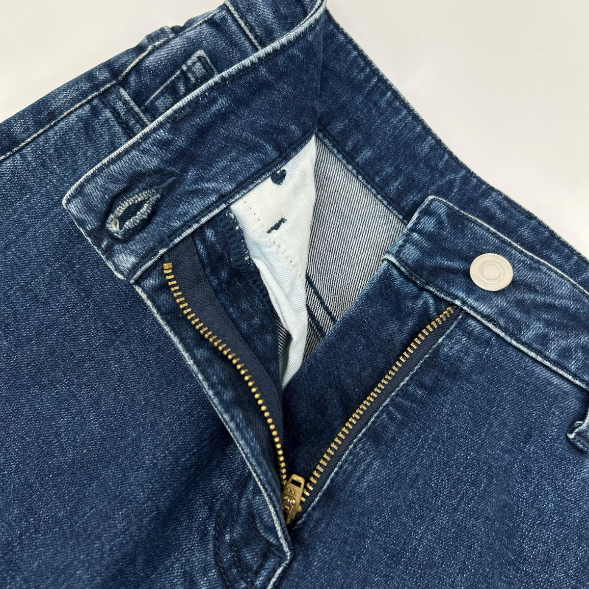 theory luxe セオリーリュクス 24AW 03-4306410 ブルー コットン混 ジップフライ ワイドストレートデニムパンツ ボトムス