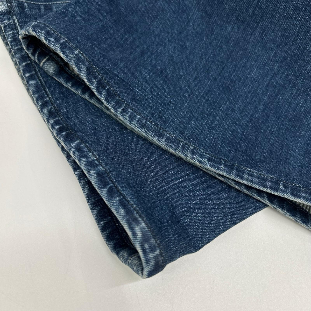 theory luxe セオリーリュクス 24AW 03-4306410 ブルー コットン混 ジップフライ ワイドストレートデニムパンツ ボトムス