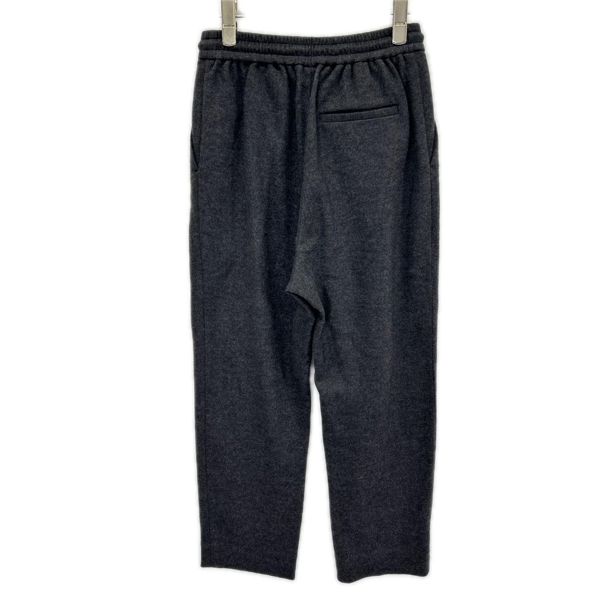 theory luxe セオリーリュクス 24AW 03-4406003 グレー ウール ドローストリング イージーテーパードパンツ ボトムス