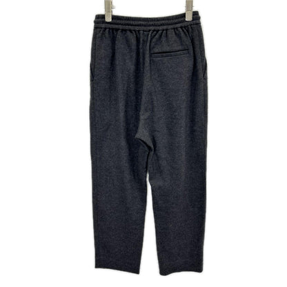 theory luxe セオリーリュクス 24AW 03-4406003 グレー ウール ドローストリング イージーテーパードパンツ ボトムス