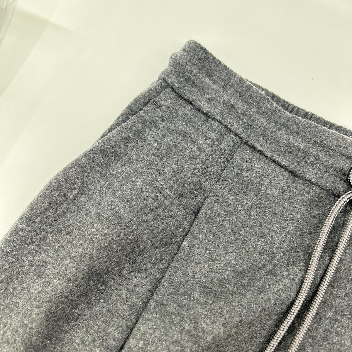 theory luxe セオリーリュクス 24AW 03-4406003 グレー ウール ドローストリング イージーテーパードパンツ ボトムス