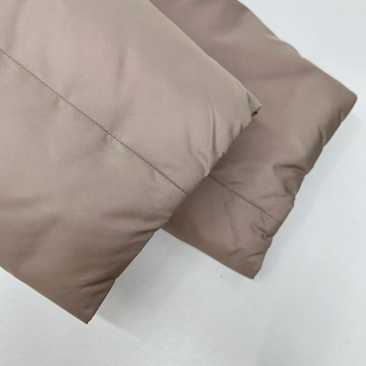 theory luxe セオリーリュクス 03-3409631 グレー ナイロン ベルテッド DANNY BLASTER フーディダウンコート コート