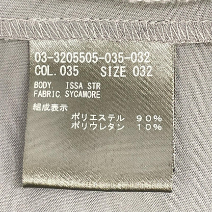 theory luxe セオリーリュクス 03-3205505 グレー ポリエステル バックスリット ノースリーブワンピース ワンピース