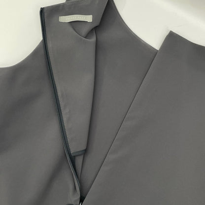 theory luxe セオリーリュクス 03-3205505 グレー ポリエステル バックスリット ノースリーブワンピース ワンピース
