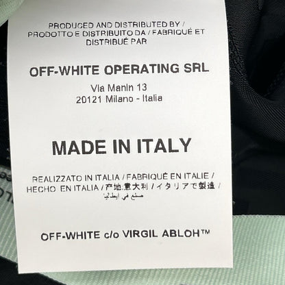 OFF-WHITE オフホワイト OWCA078R19C85057 ブラック ロゴストライプ ワイドパンツ ボトムス