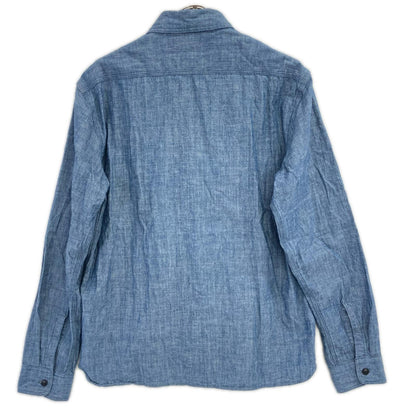 RRL ダブルアールエル ライトブルー コットン100 ロングスリーブ ボタンシャツ トップス