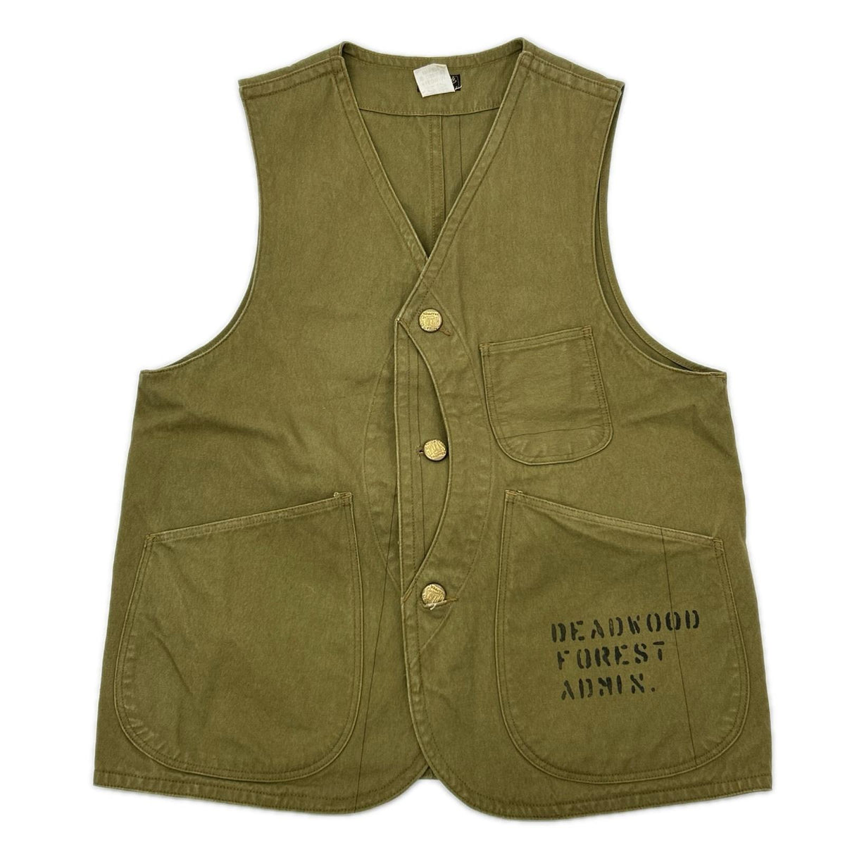 Colimbo コリンボ カーキ BEAR COUNTRY LUMBERJACK VEST /ベアカントリー ランバージャックベスト ベスト