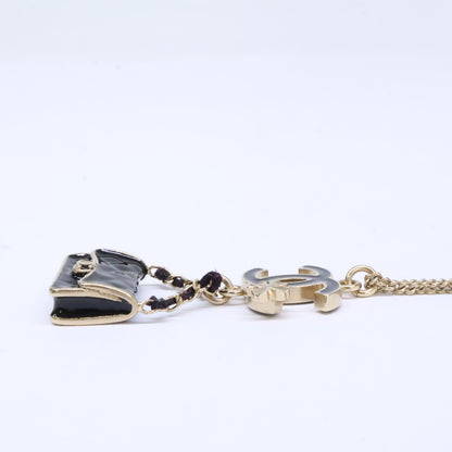 CHANEL シャネル 美品 B12A マトラッセバッグ/クローバー＆ココマークモチーフ ロングチェーン ネックレス