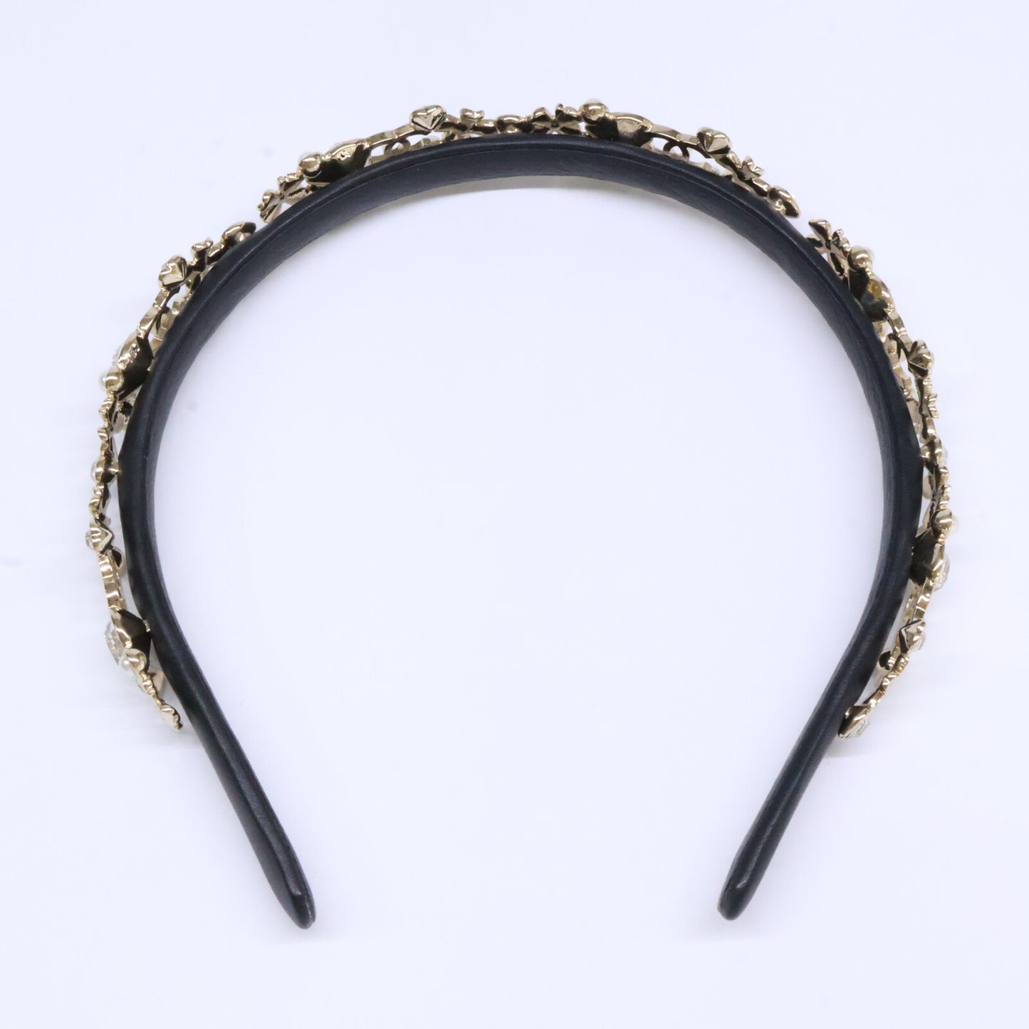 CHANEL シャネル ココマーク パール＆クローバー ハートビジュー カチューシャ/ヘッドアクセサリー ヘアアクセサリー