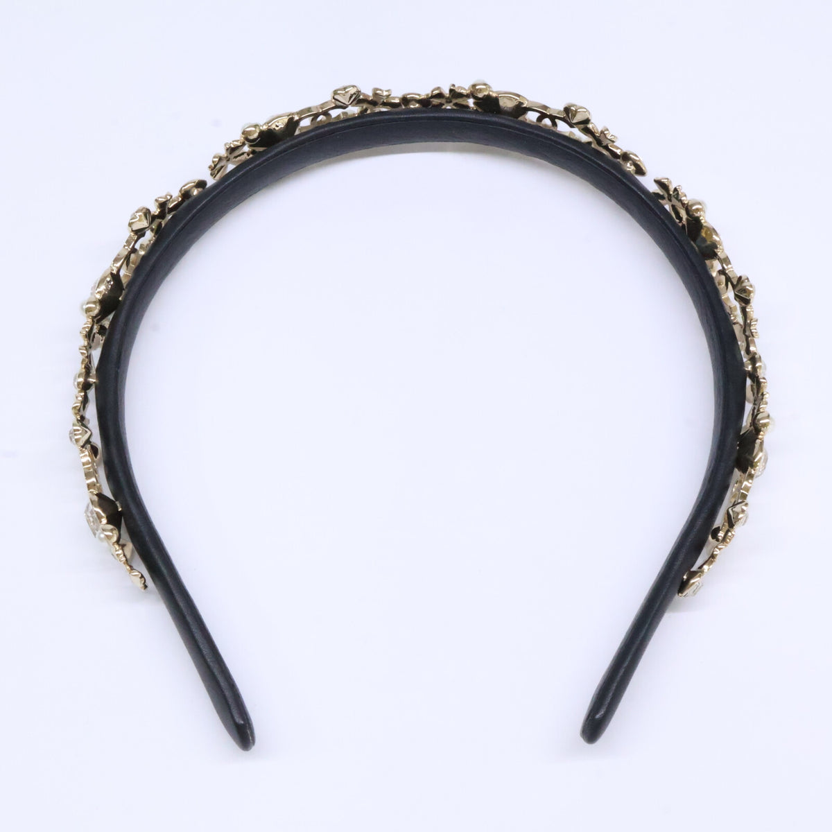 CHANEL シャネル ココマーク パール＆クローバー ハートビジュー カチューシャ/ヘッドアクセサリー ヘアアクセサリー