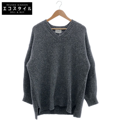 CLANE クラネ 15106-2112 グレー OVER V NECK KNIT TOPS トップス