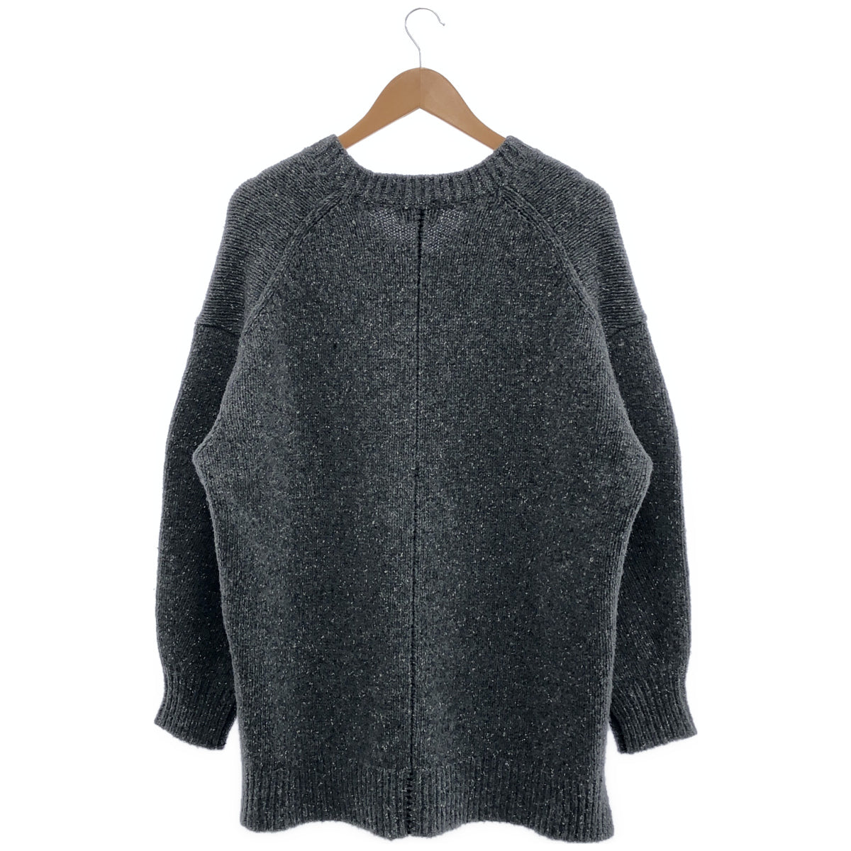 CLANE クラネ 15106-2112 グレー OVER V NECK KNIT TOPS トップス