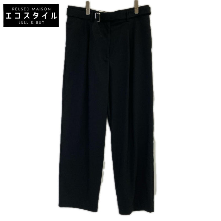 CLANE クラネ 18110-7182 ブラック WAIST BELT DAD PANTS ボトムス