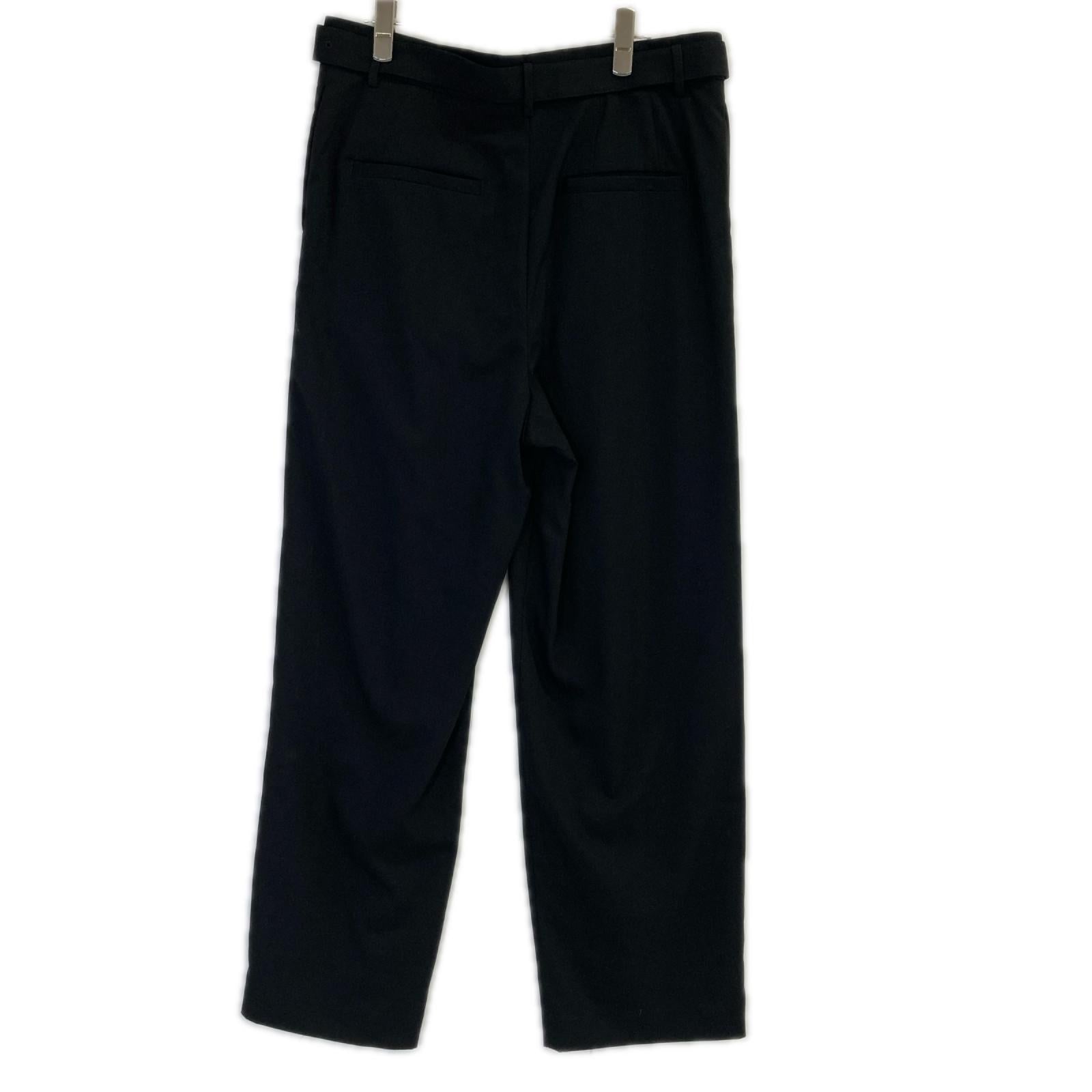 CLANE クラネ 18110-7182 ブラック WAIST BELT DAD PANTS ボトムス